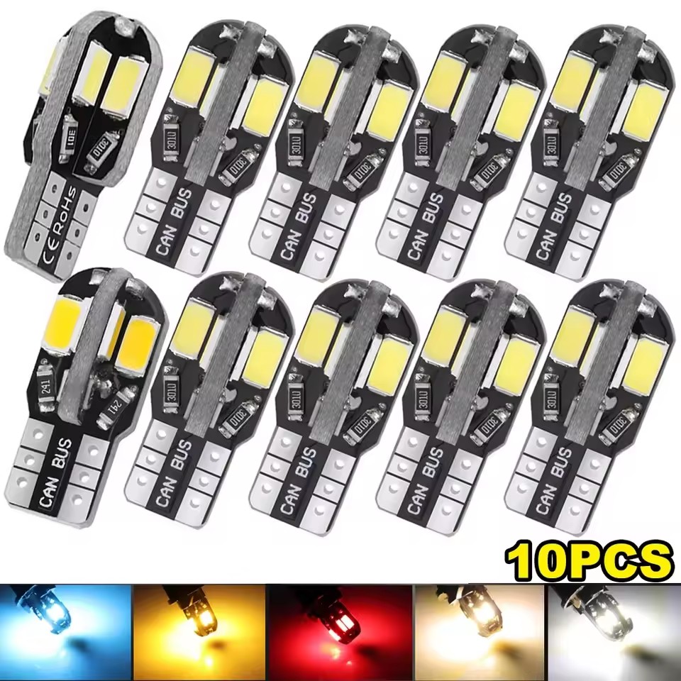 Car Led Light - 20/10 قطع لمبة داخلية للسيارة W5W