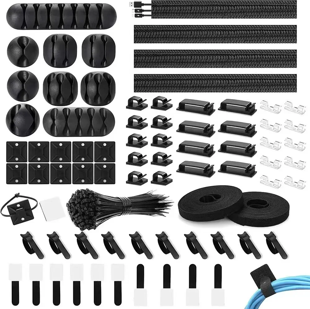 Car Organizer - 173 قطعة من مشابك تنظيم الكابلات،