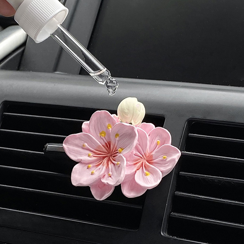 Car Air Freshener - معطر هواء للسيارة على شكل زهرة،