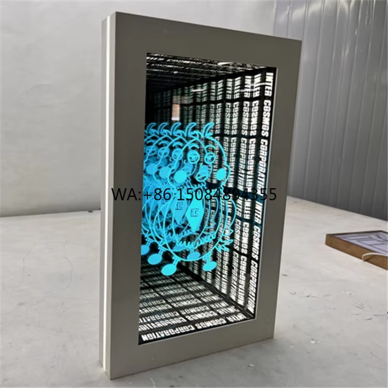 مرآة LED ثلاثية الأبعاد بتأثير - مراجعة Car Mirror وسعره