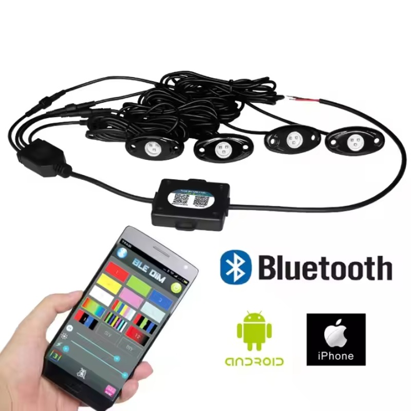 إضاءة محيطية LED للسيارة بألوا - مراجعة Car Led Light وسعره