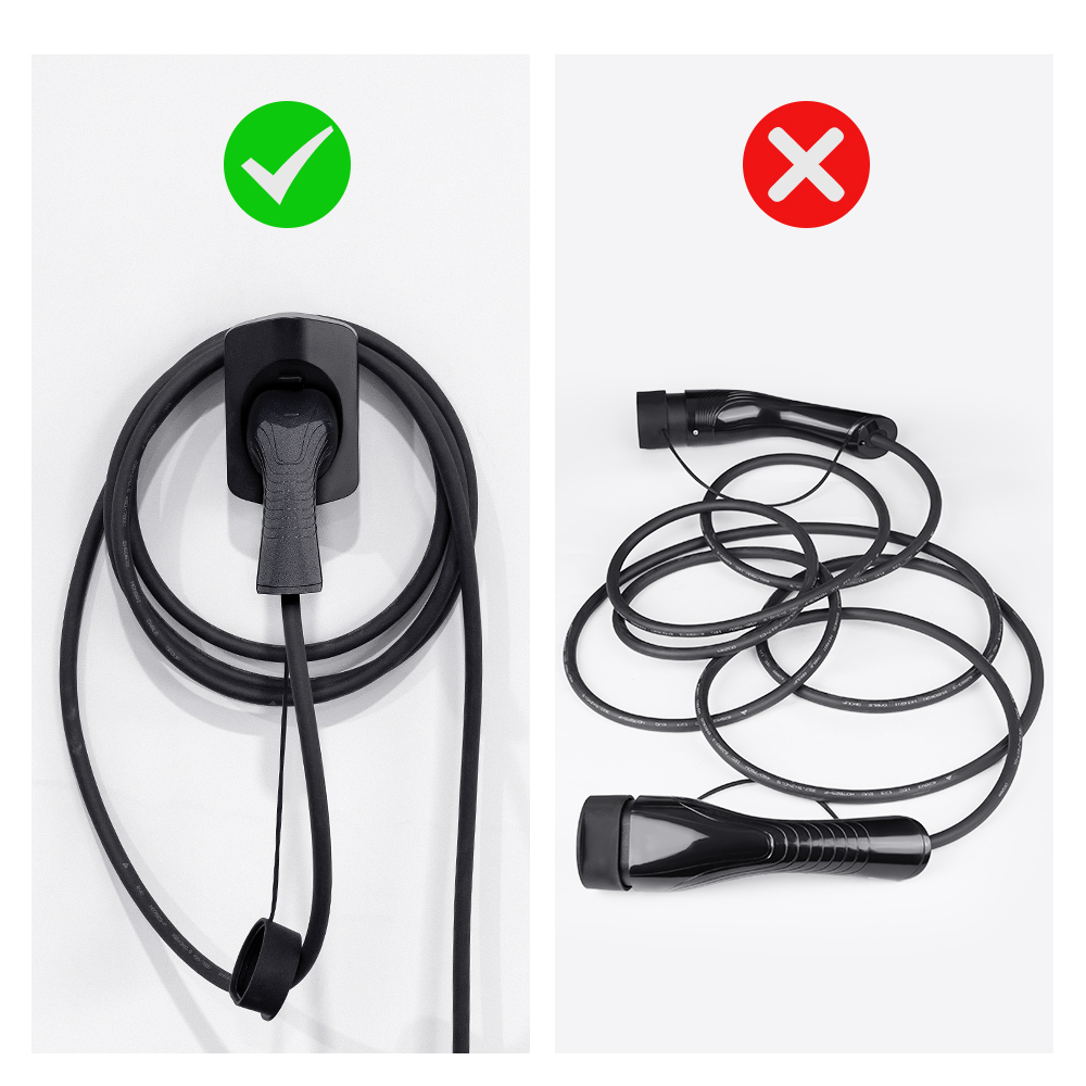 IPENGEN حامل شاحن EV للنوع 2/ا - مراجعة Car Cable Organizer وسعره