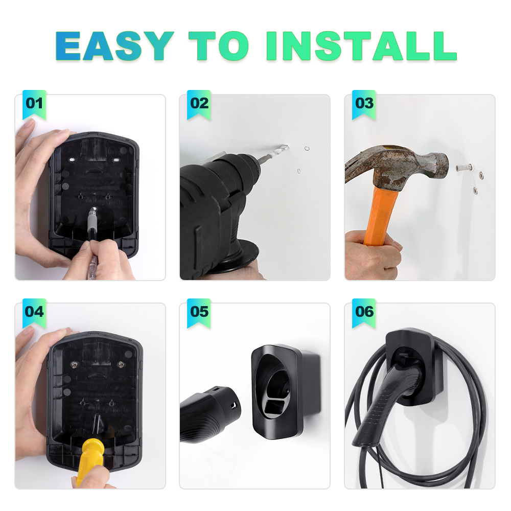 IPENGEN حامل شاحن EV للنوع 2/ا - مراجعة Car Cable Organizer وسعره